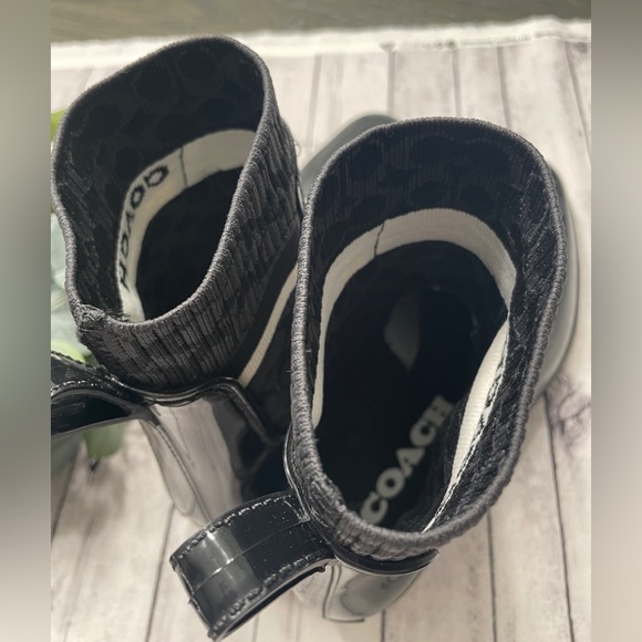 New COACH Rain Bootie - Picture 9 of 10
